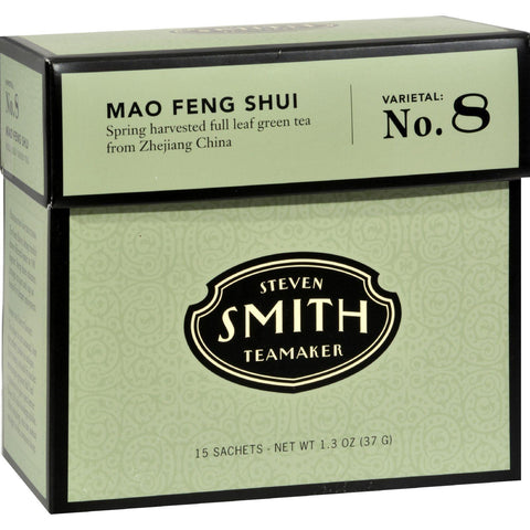 Smith Teamaker Green Tea - Mao Feng Shui - Case Of 6 - 15 Bags
