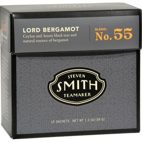 Smith Teamaker Black Tea - Lord Bergamot - Case Of 6 - 15 Bags