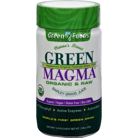 Green Foods Dr Hagiwara Green Magma Barley Grass Juice Powder - 2.8 Oz