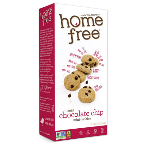 Homefree Gluten Free Chocolate Chip Mini Cookies - 5 Oz - Case Of 6