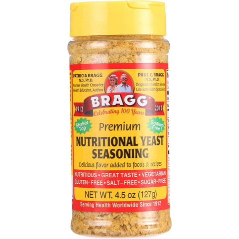 Bragg Seasoning - Nutritional Yeast - Premium - 4.5 Oz - Case Of 12