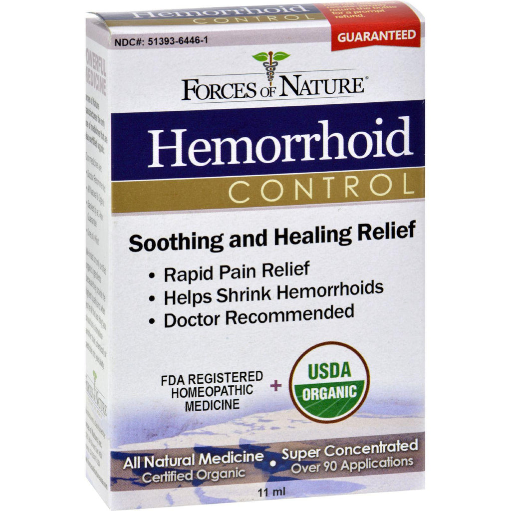 Forces Of Nature Organic Hemorrhoid Control - 11 Ml