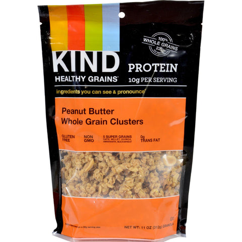 Kind Healthy Grains Peanut Butter Whole Grain Clusters - 11 Oz - Case Of 6
