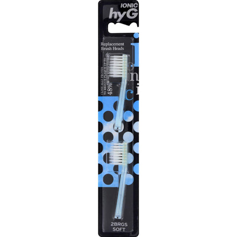 Dr. Tung's Ionic Hyg Replacement Brush Heads - Soft - Case Of 6 - 2 Pack