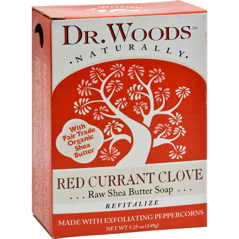 Dr. Woods Bar Soap Red Currant Clove - 5.25 Oz
