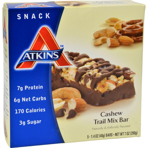 Atkins Advantage Bar Cashew Trail Mix - 5 Bars