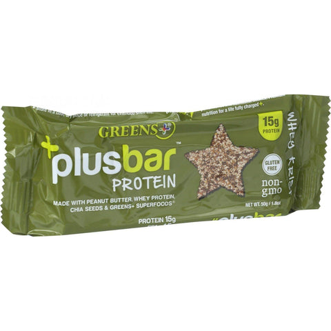 Greens Plus Plusbar Protein Bar - Whey Krisp - 1.76 Oz Bars - Case Of 12