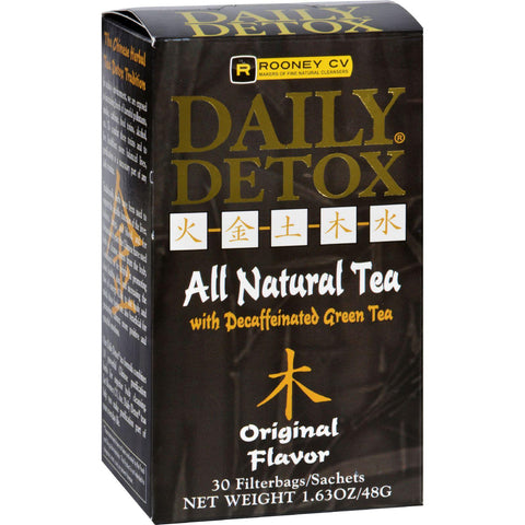 Wellements Rooney Cv Daily Detox All Natural Decaffeinated Tea Original - 30 Sachet