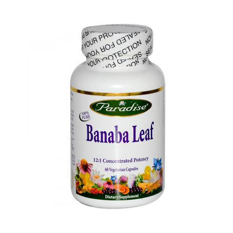 Paradise Herbs Banana Leaf - 60 Vcaps