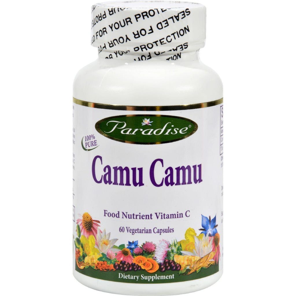 Paradise Herbs Camu Camu - 60 Vegetable Capsules