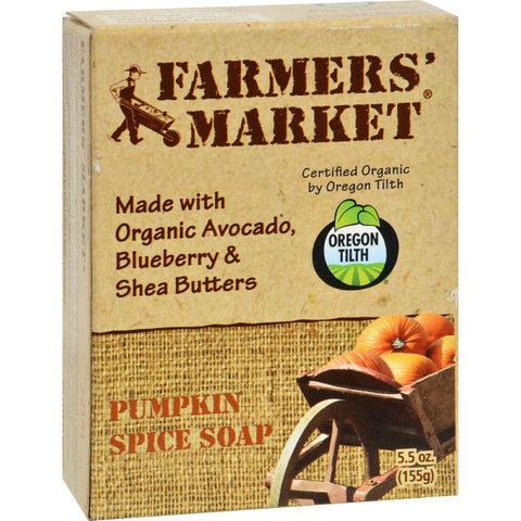 Farmer's Market Natural Bar Soap Pumpkin Spice - 5.5 Oz