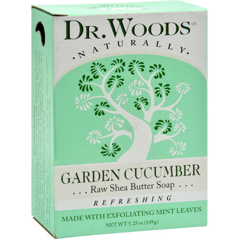 Dr. Woods Bar Soap Garden Cucumber - 5.25 Oz