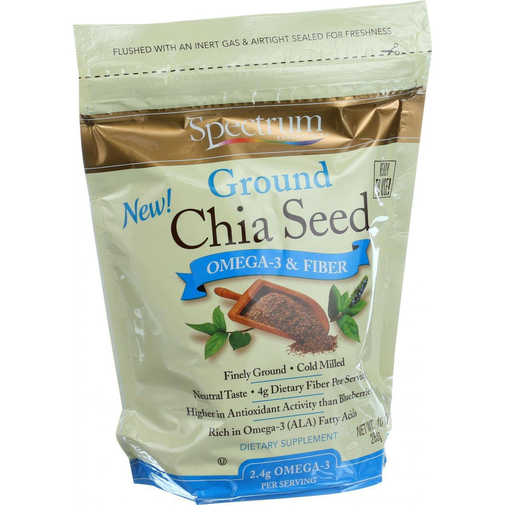 Spectrum Essentials Chia Seed - Ground - 10 Oz