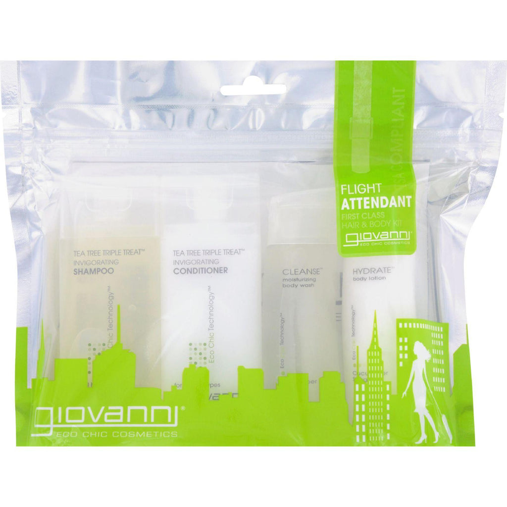 Giovanni Hair Care Products Hair And Body Flight Attendant Kit - 4 Pack