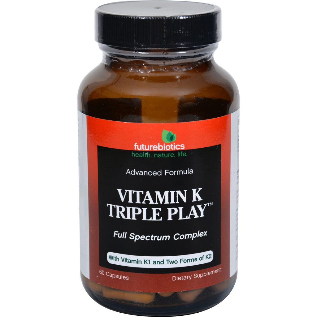 Futurebiotics Vitamin K Triple Play - 60 Capsules