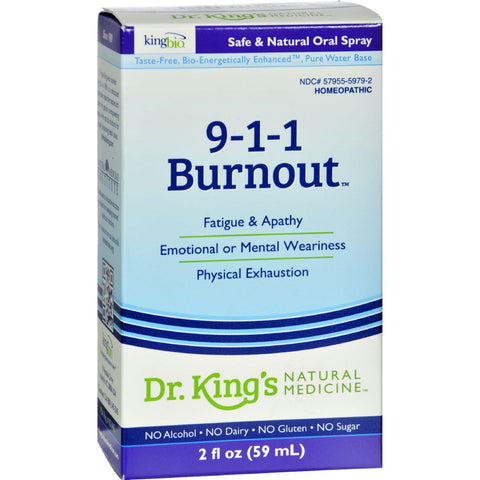 King Bio Homeopathic 911 Burnout - 2 Fl Oz