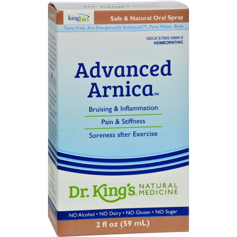 King Bio Homeopathic Advanced Arnica - 2 Fl Oz