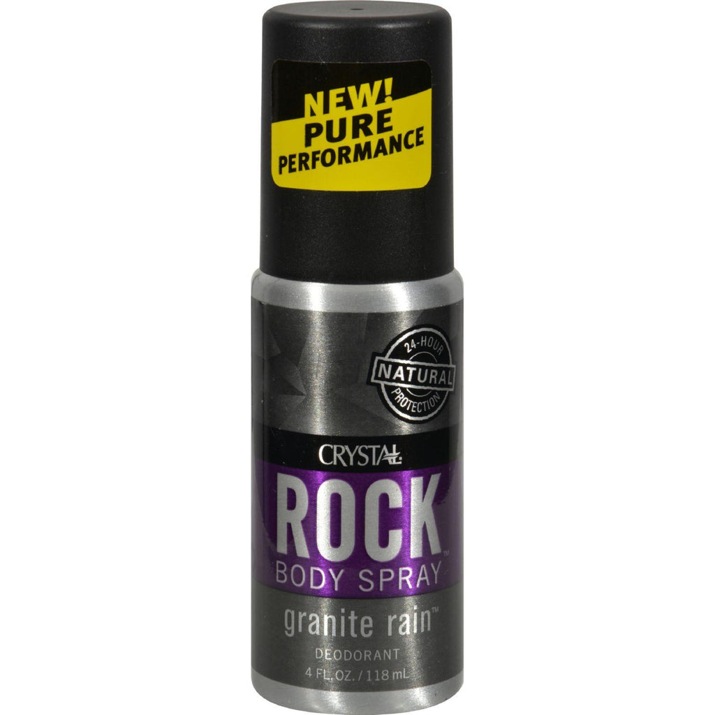 Crystal Rock Deordorant - Granite Rain - 4 Fl Oz