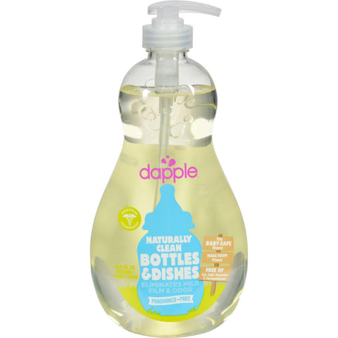 Dapple Baby Bottle And Dishwashing Liquid Fragrance Free - 16.9 Fl Oz