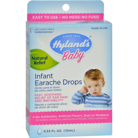 Hyland's Baby Infant Earache Drops - 0.33 Fl Oz