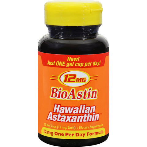 Nutrex Hawaii Bioastin Hawaiin Astaxanthin - 12 Mg - 50 Gel Caps