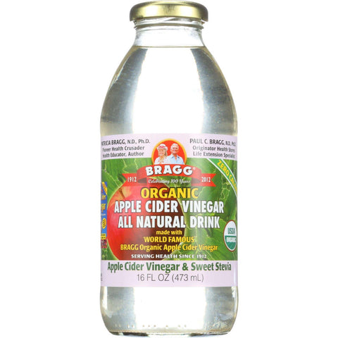 Bragg Apple Cider Vinegar Drink - Organic - Sweet Stevia - 16 Oz - Case Of 12