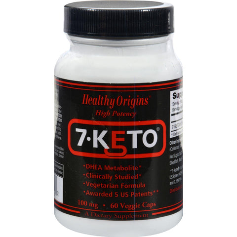 Healthy Origins 7-keto Dhea Metabolite - 100 Mg - 60 Vegetarian Capsules
