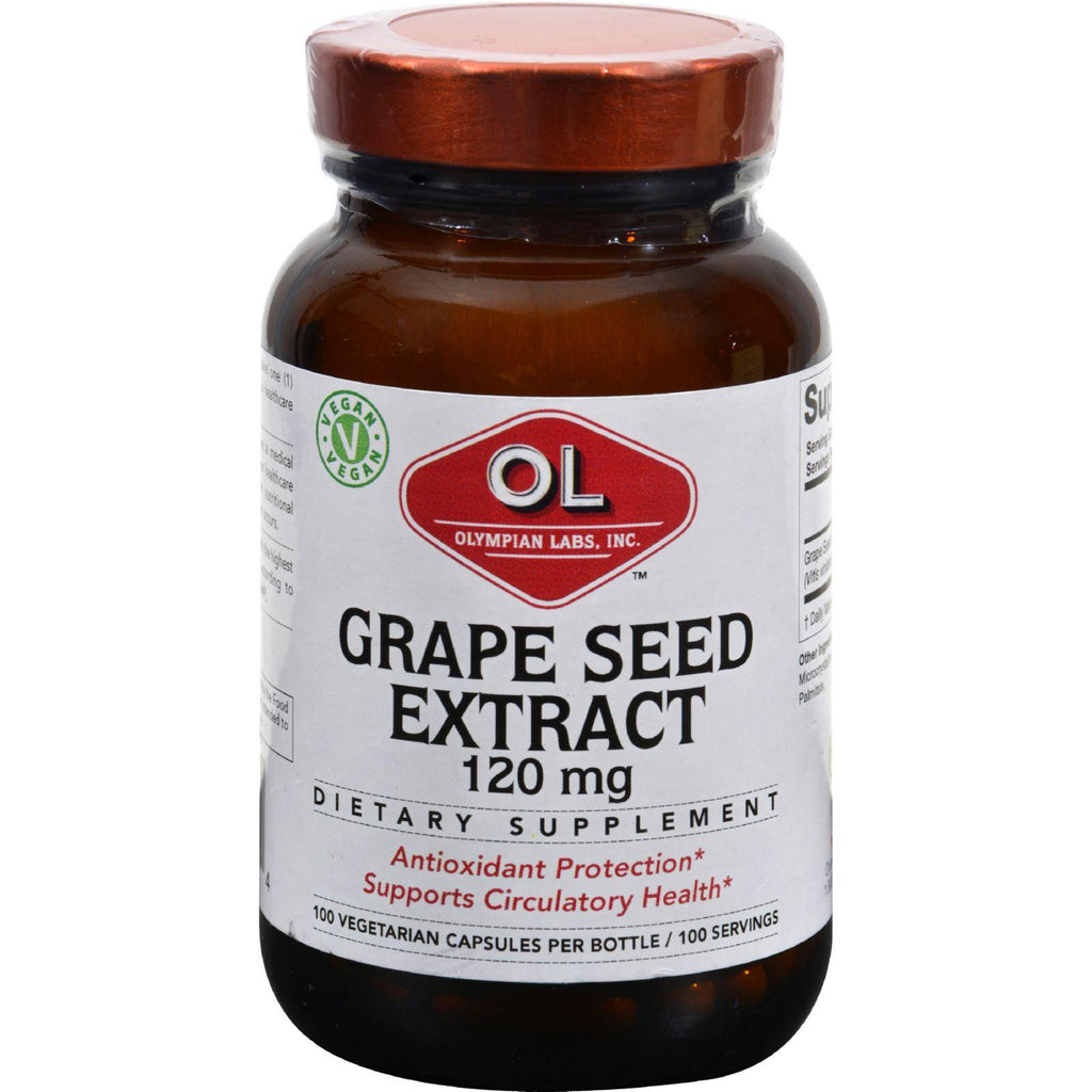 Olympian Labs Grape Seed Extract - 120 Mg - 100 Capsules