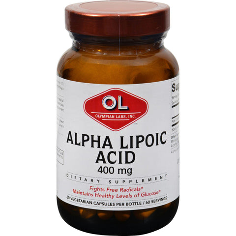 Olympian Labs Alpha Lipoic Acid - 400 Mg - 60 Capsules
