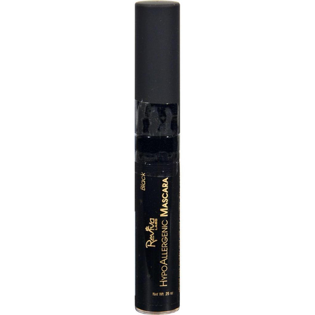 Reviva Labs Mascara Black Hypoallergenic - 0.25 Oz - Case Of 12