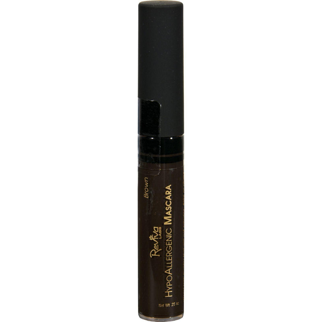 Reviva Labs Mascara Brown Hypoallergenic - 0.25 Oz - Case Of 12