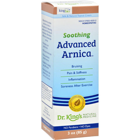King Bio Homeopathic Advanced Arnica Cream - 3 Oz