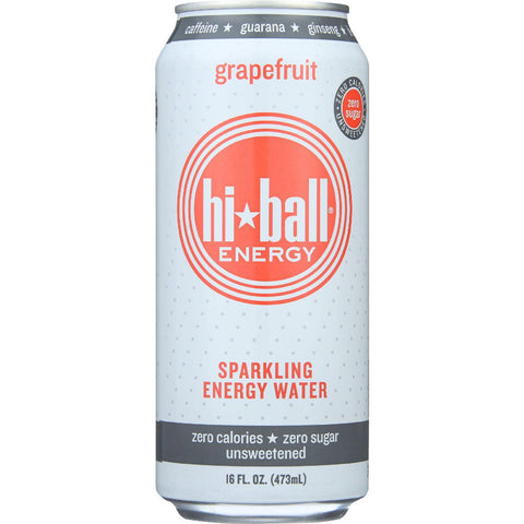 Hi Ball Energy Water - Sparkling - Grapefruit - Can - 16 Oz - Case Of 12