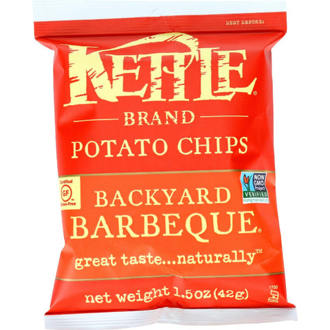 Kettle Brand Potato Chips - Backyard Barbeque - 1.5 Oz - Case Of 24