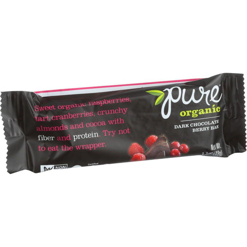 Pure Organic Pure Fruit And Nut Bar - Organic - Dark Chocolate Berry - 1.7 Oz Bars - Case Of 12