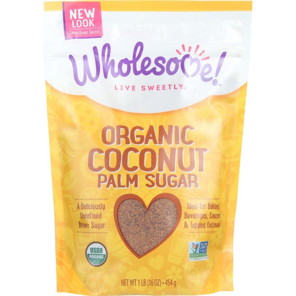 Wholesome Sweeteners Sugar - Organic - Coconut Palm - 16 Oz - Case Of 6