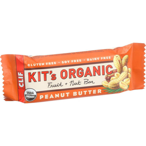 Clif Kit's Organic Fruit And Nut Bar - Peanut Butter - Case Of 12 - 1.76 Oz Bars