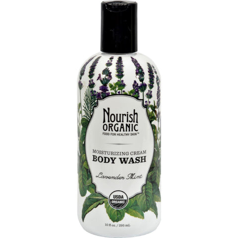 Nourish Organic Body Wash - Lavender Mint - 10 Oz