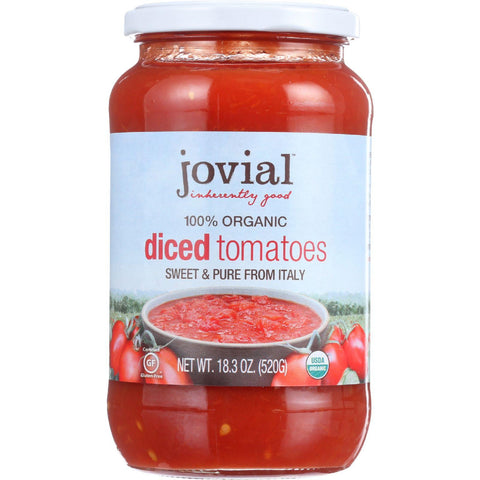 Jovial Tomatoes - Organic - Diced - 18.3 Oz - Case Of 6