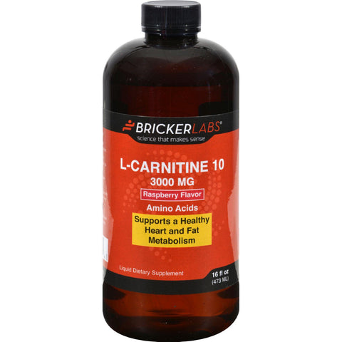 Bricker Labs Carnipure L-carnitine Raspberry - 3000 Mg - 16 Fl Oz