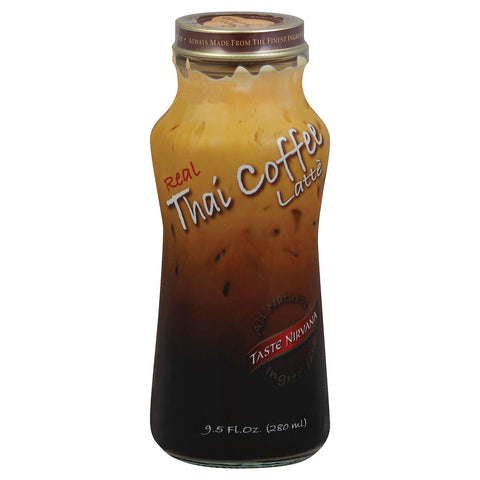 Taste Nirvana Real Thai Coffee - Latte - Case Of 12 - 9.5 Fl Oz.