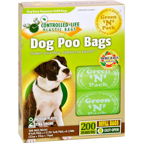 Green-n-pack Dog Poo Bags - 200 Pack