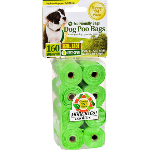 Eco-friendly Bags Dog Poo Bags Refill - 160 Pack