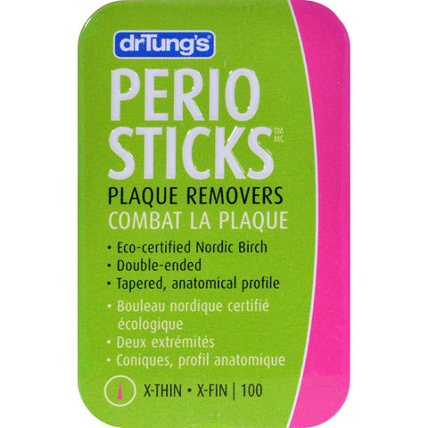 Dr. Tung's Perio Sticks - Extra Thin - Case Of 6 - 100 Pack