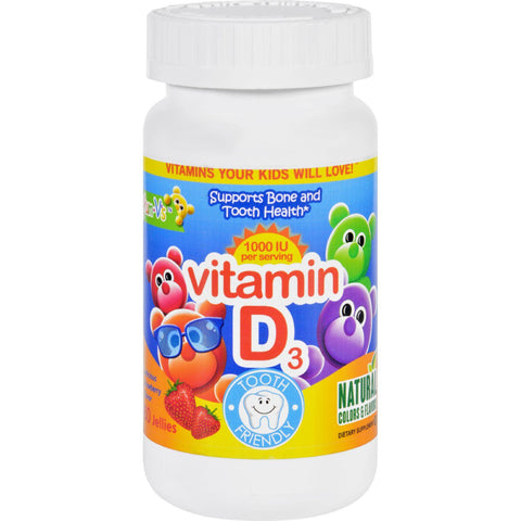 Yum V's Vitamin D Jellies Yummy Berry - 60 Chewables