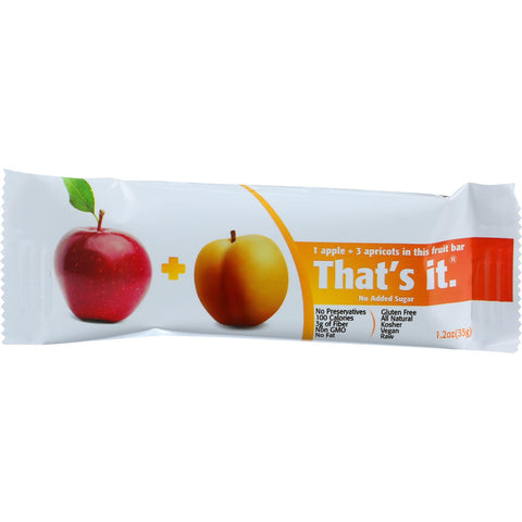 That's It Fruit Bar - Apple And Apricot - Case Of 12 - 1.2 Oz