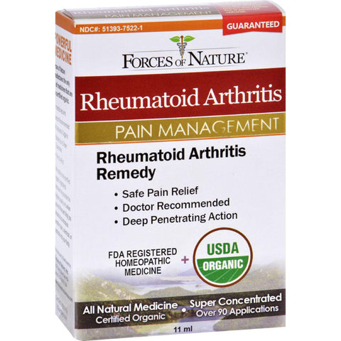 Forces Of Nature Organic Rheumatoid Arhtritis Control - 11 Ml