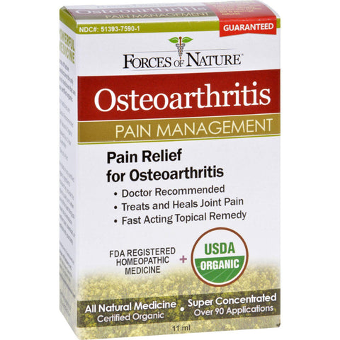 Forces Of Nature Organic Osteo Arthritis Pain Control - 11 Ml