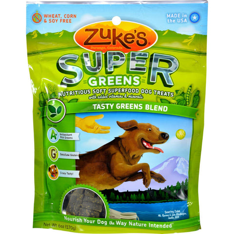 Zuke's Super Greens Blend Treats - 6 Oz