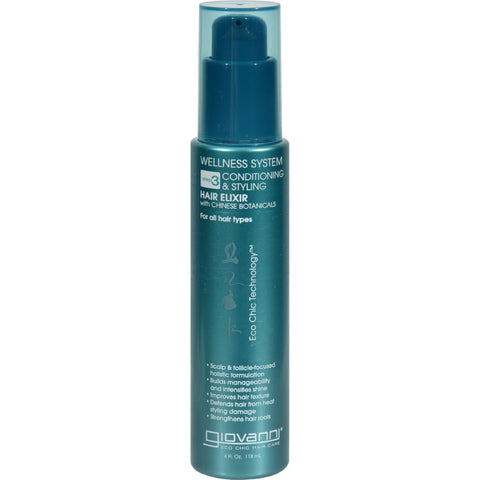 Giovanni Hair Care Products Leave In Conditioner Wellness System - 4 Oz